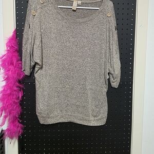 Misia Cream Crew Neck Sweater Soft Knit